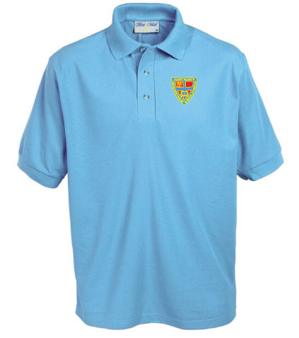 St Marys Primary School Sky Blue Polo Shirt