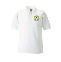 Borras Park School White Polo Shirt
